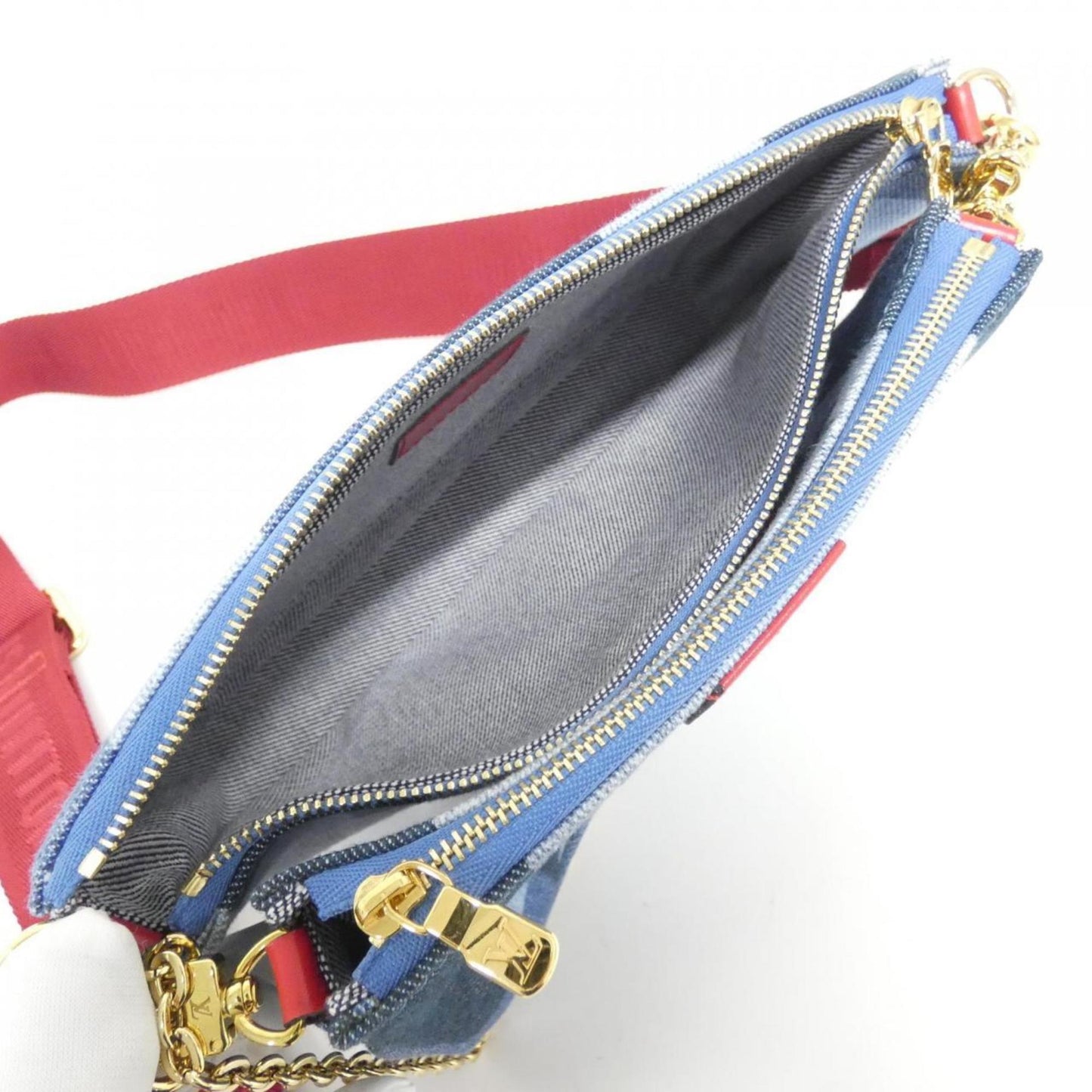 Louis Vuitton Denim Monogram Multi Pochette Accessoires M44990 Shoulder Bag