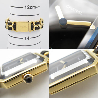 Chanel Premiere S Watch Gp (Gold Plated) Leather