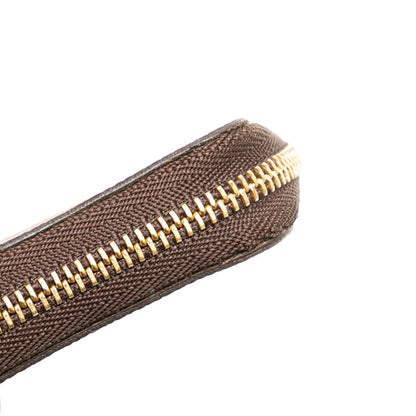 Louis Vuitton Monogram Zippy Coin Purse Case M60067 Brown Pvc Leather