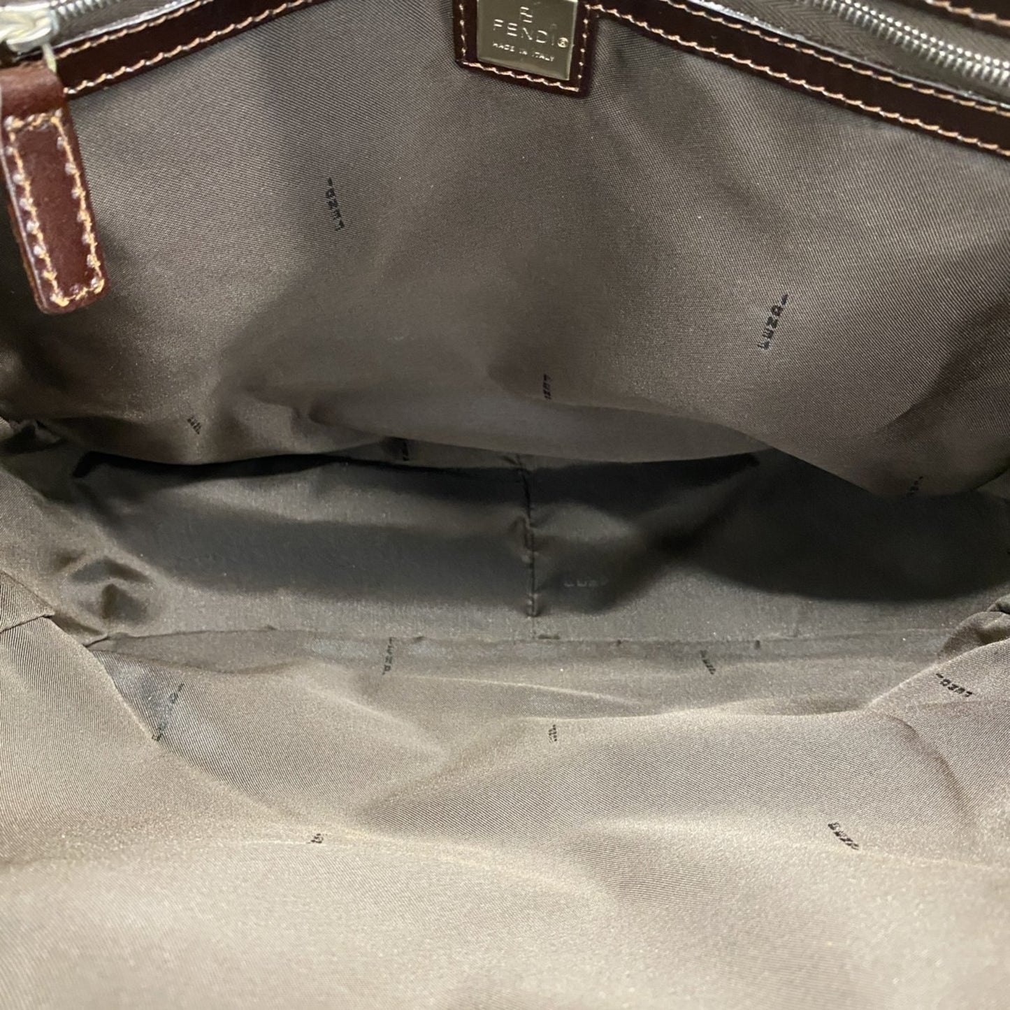 Fendi Zucca Nylon Canvas Tote Bag