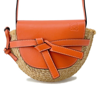 Loewe Gate Mini Raffia Shoulder Bag 329.13.U62 Basket