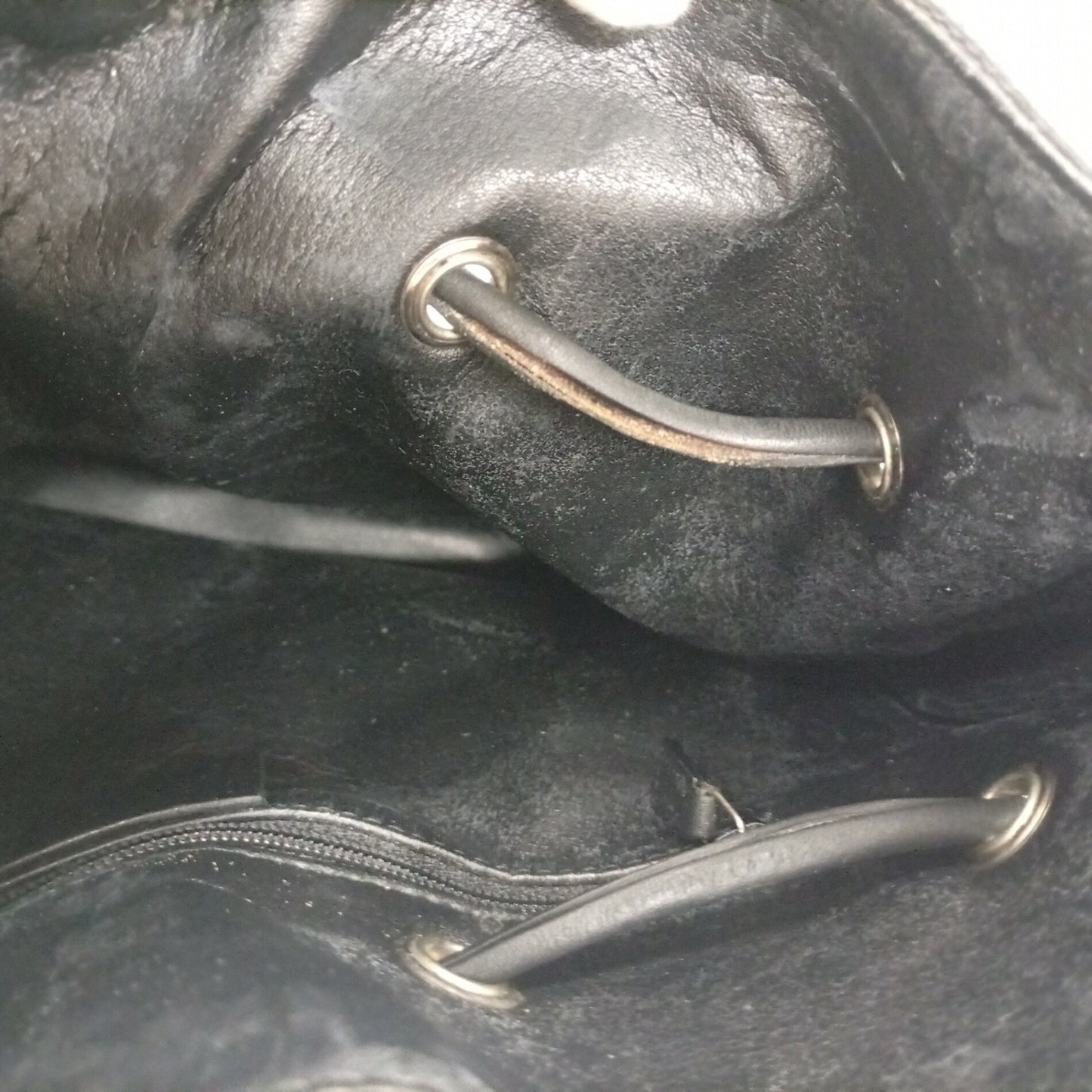 Gucci 001 3748 Handbag Gg Canvas Leather Black Ja-25117