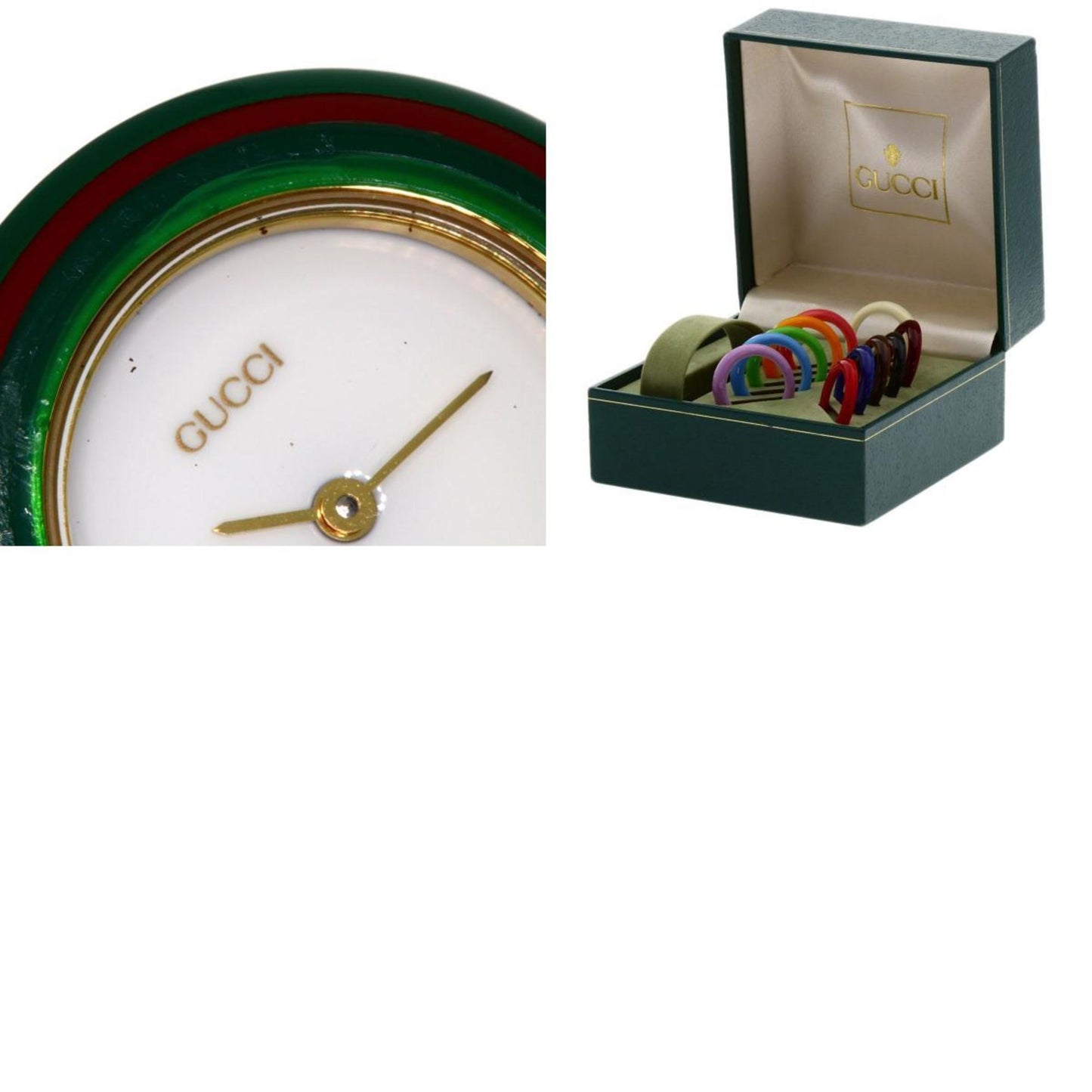 Gucci 11/12.2 Interchangeable Bezel Watch Gp/Gp