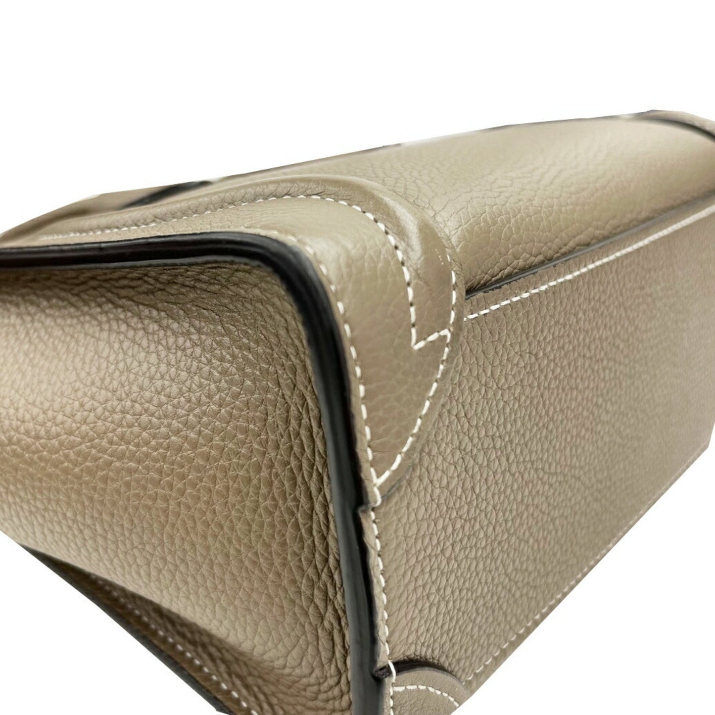 Celine Luggage Nano Shopper Greige Leather Handbag/Shoulder Bag