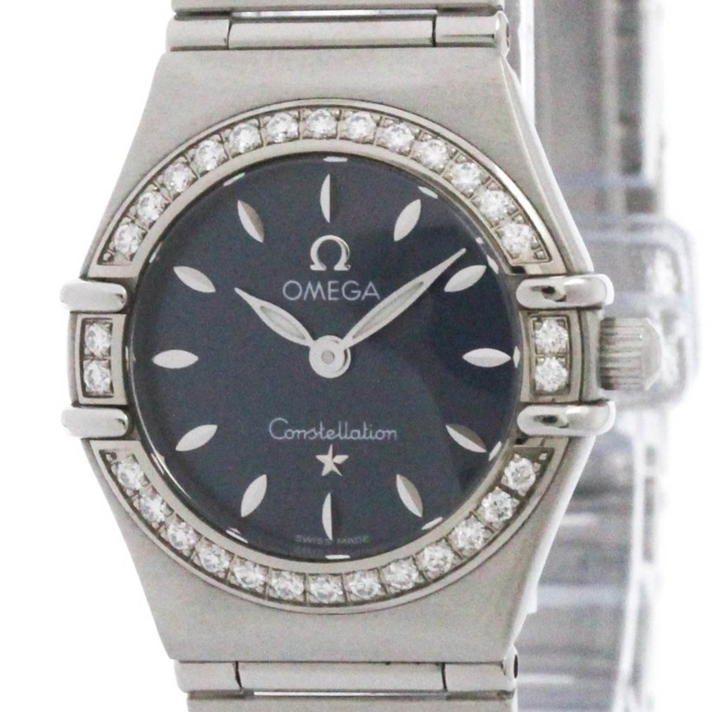 Omega Constellation Diamond Steel Quartz