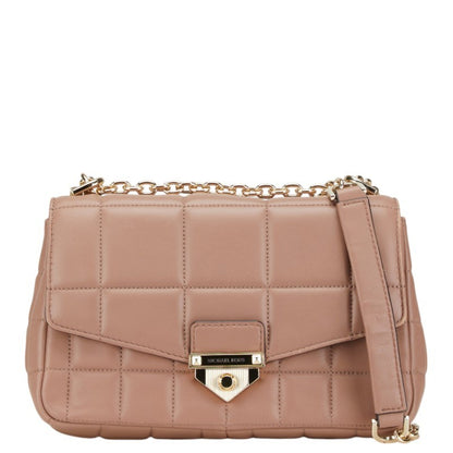 Michael Kors Chain Shoulder Bag 30H0G1Sl1T Beige Leather