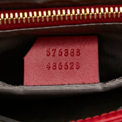 Gucci Zumi Shoulder Bag 576388 Red Leather