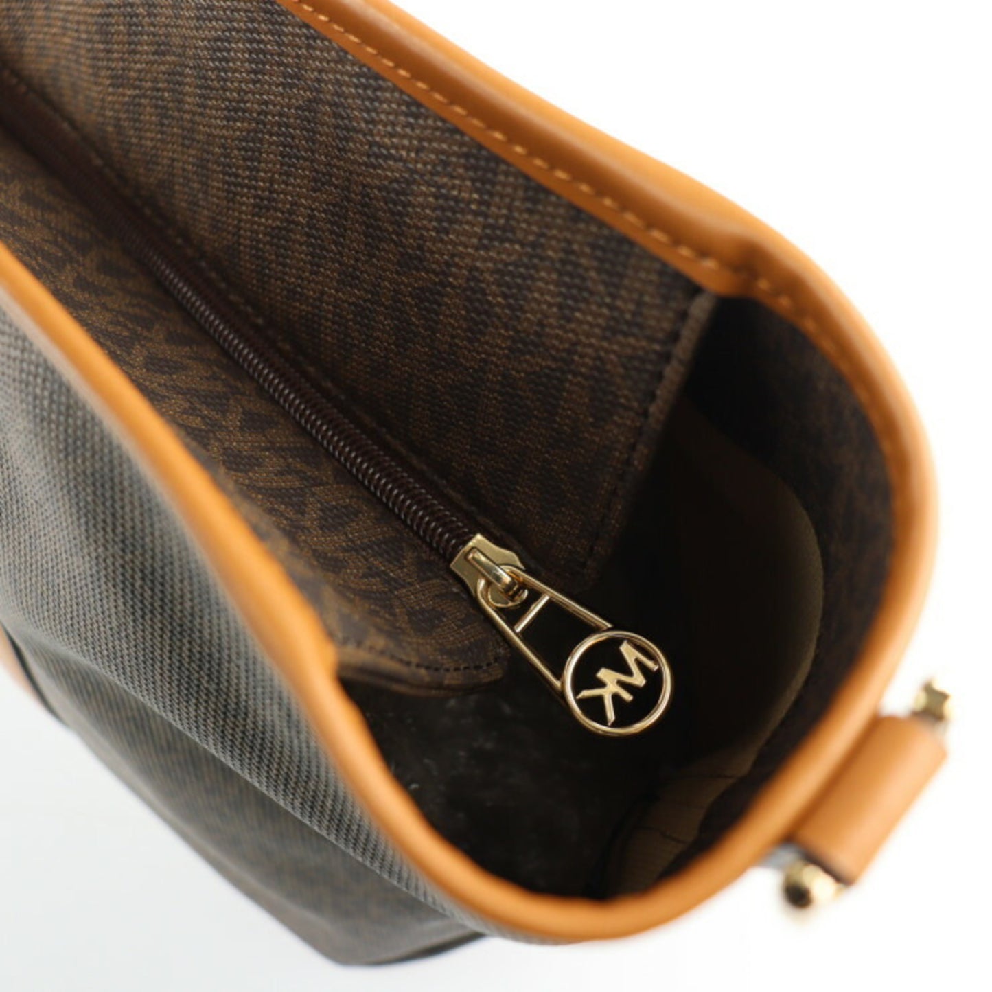 Michael Kors Beck Tote Bag 30T0Gknt3B Leather Brown Shoulder R2325013002098