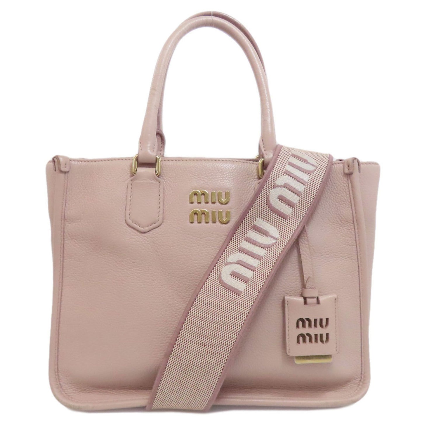Miu Miu Miu 2-Way Handbag In Calfskin