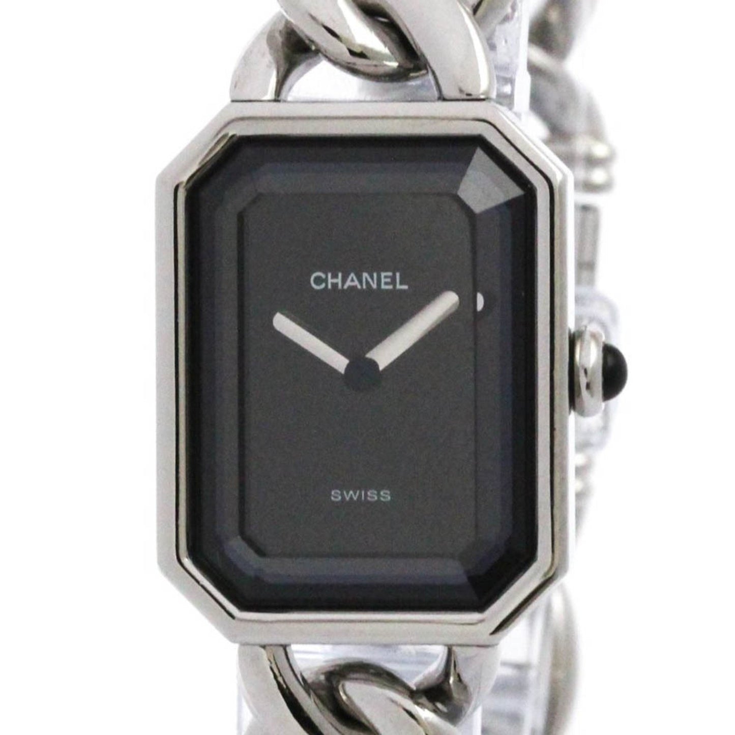 Chanel Premiere Size L Steel Quartz