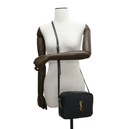 Saint Laurent Shoulder Bag Lou Camera V Stitch Leather 520534 Saint Laurent Paris Black