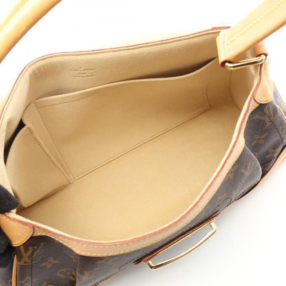 Louis Vuitton Beverly Mm Monogram Shoulder Bag Coated Canvas Leather