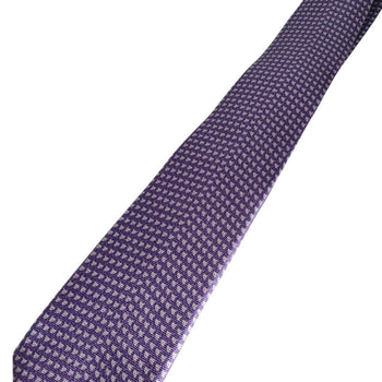 Bvlgari Men'S 100% Silk Regular Tie With All-Over Print