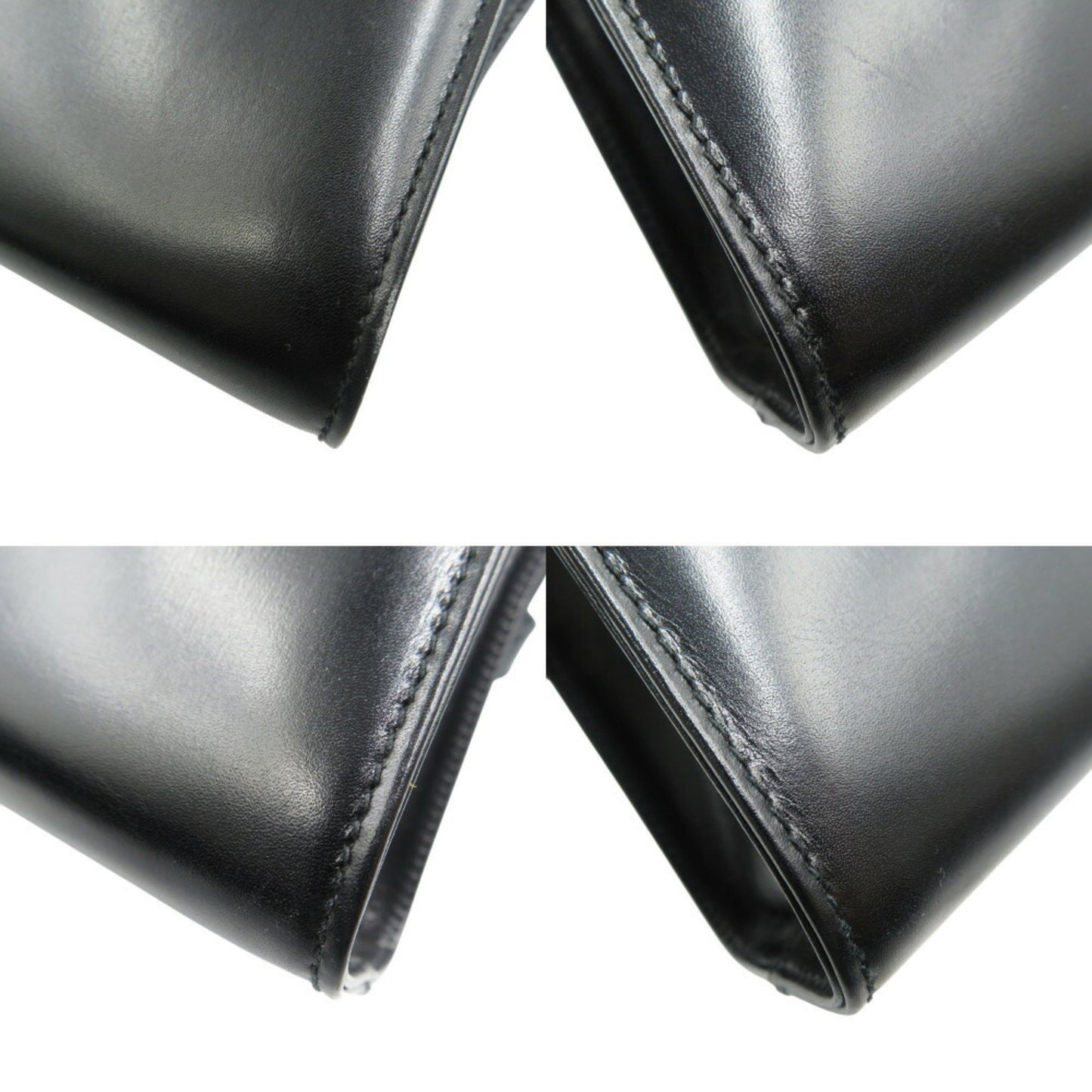 Salvatore Ferragamo L21 5714 Leather Black Shoulder Bag 0524Salvatore