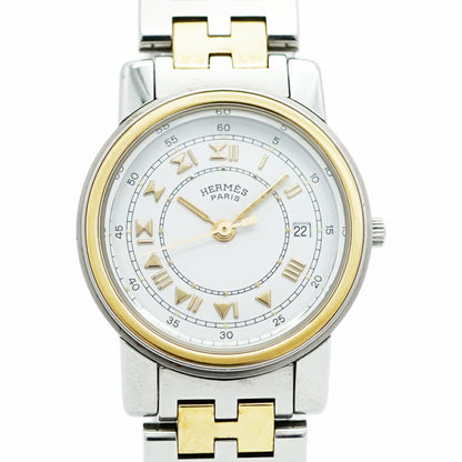 Herms Carrick Ca1.220 White Dial