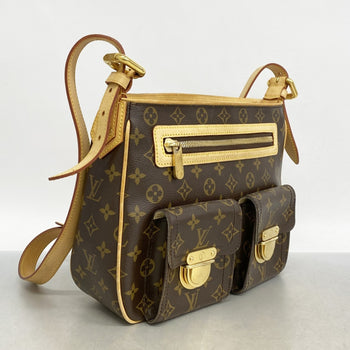 Louis Vuitton Monogram Hudson Gm Shoulder Bag M40045 Brown
