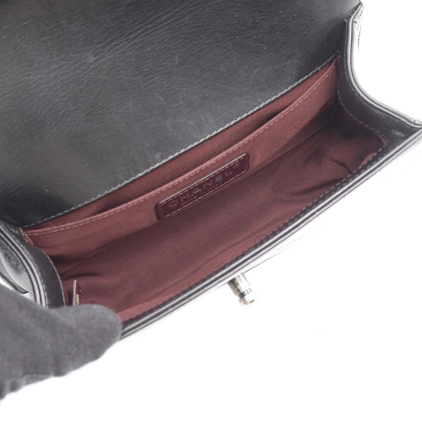 Chanel Boy Chanel Small Shoulder Bag Leather Lambskin (Sheepskin)