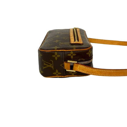 Louis Vuitton Pochette Cite Monogram Leather Semi-Shoulder Bag/One-Shoulder Bag Brown 31815