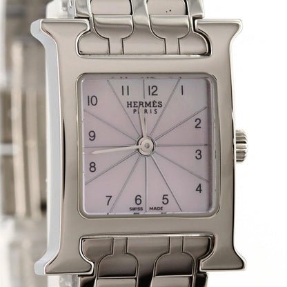 Hermes H Watch Hh1.110 Ss Quartz Wristwatch