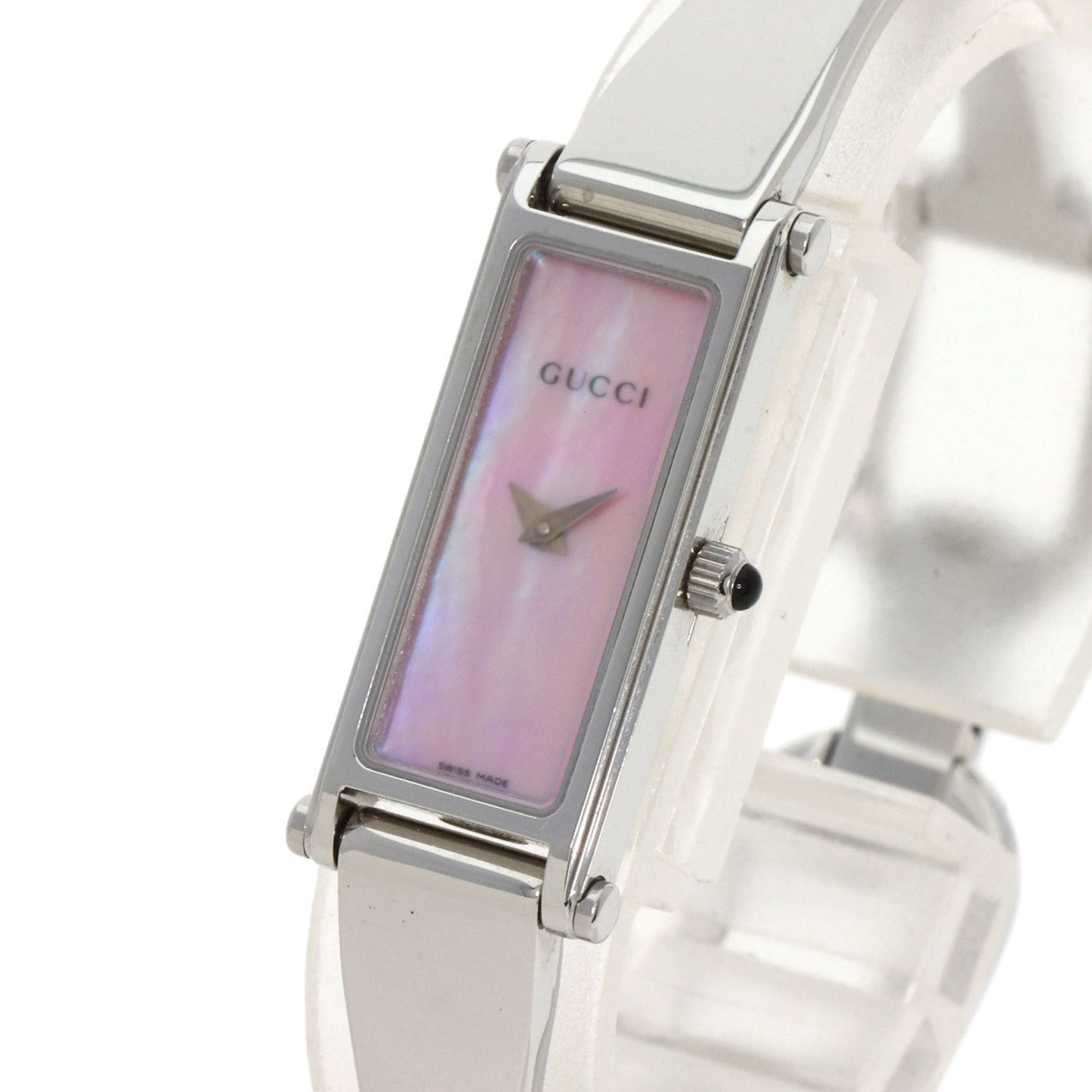 Gucci 1500L Square Face Watch Stainless Steel Ss