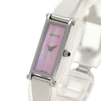 Gucci 1500L Square Face Watch Stainless Steel Ss