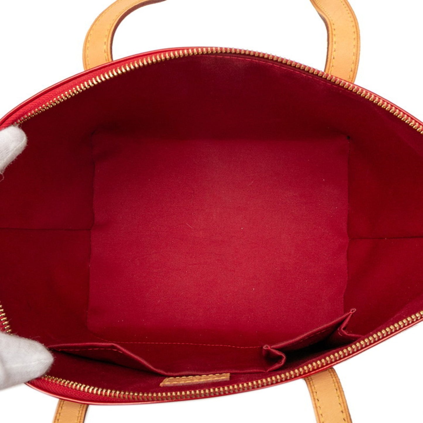 Louis Vuitton Monogram Vernis Bellevue Pm Handbag M93583 Pomme D'Amour Red Patent Leather