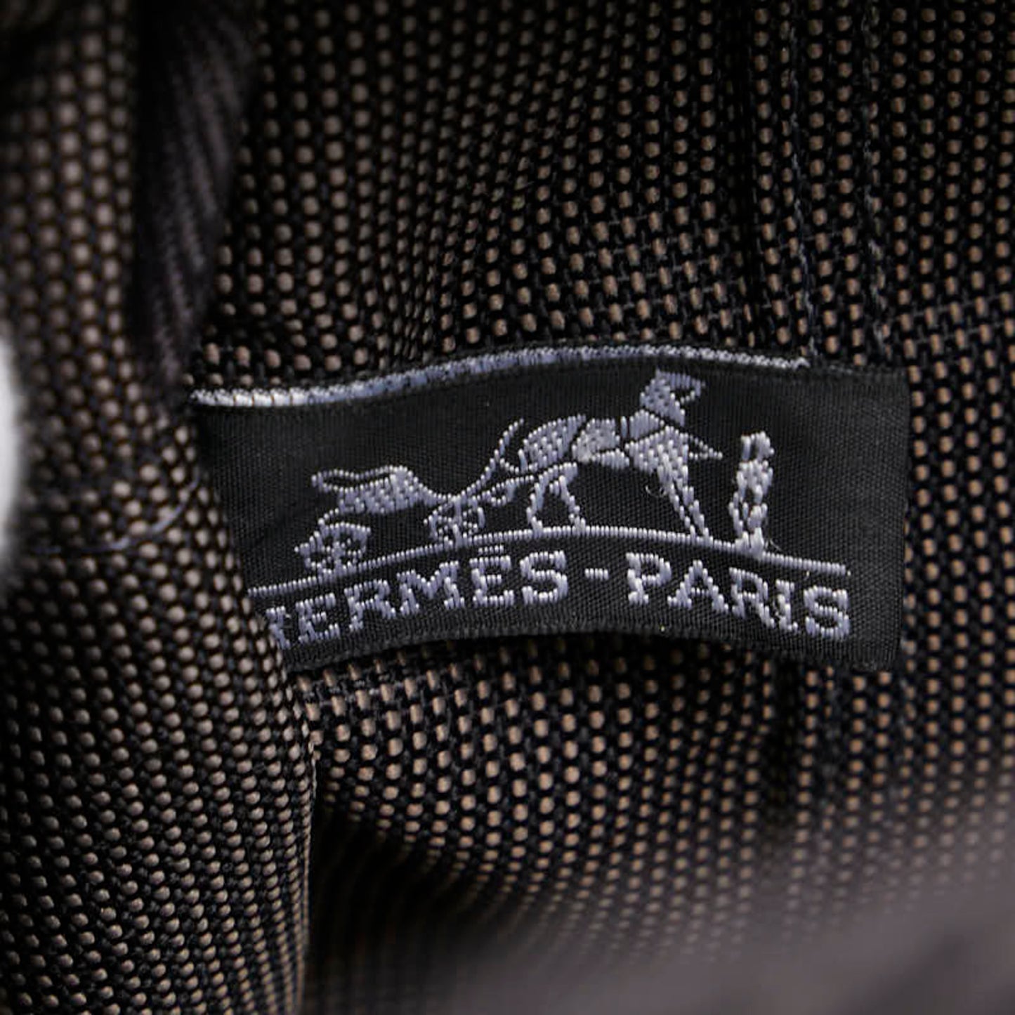 Hermes Air Line Mm Tote Bag Gray Canvas