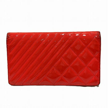 Chanel Boy Red Long Wallet