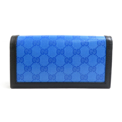 Gucci Wallet Chain Adidas Collaboration Leather Blue X Black White