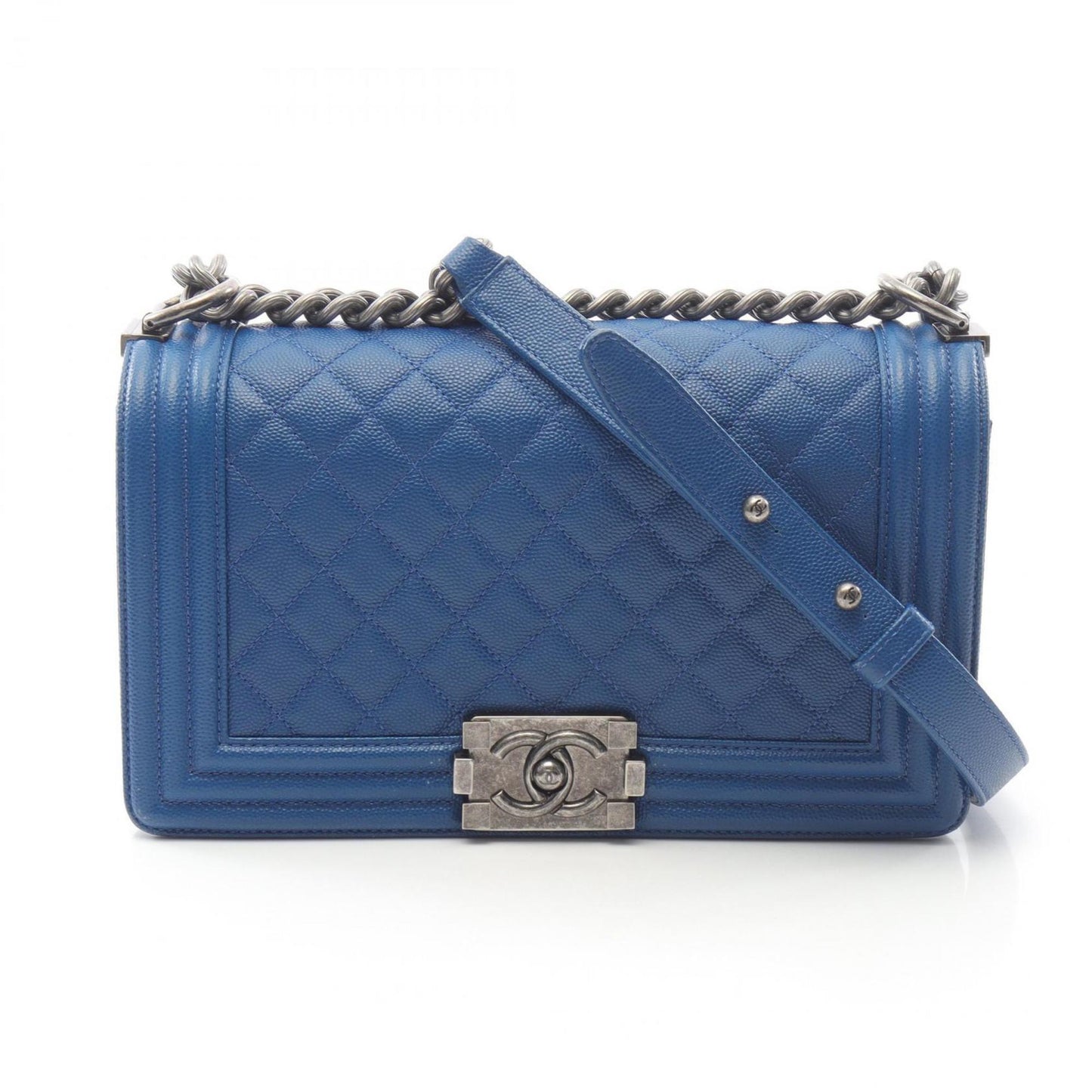Chanel Boy Chanel Shoulder Bag In Caviar (Grained Calfskin) For Women