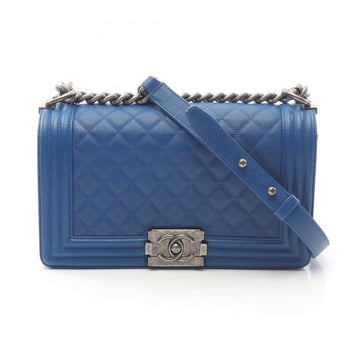 Chanel Boy Chanel Shoulder Bag In Caviar (Grained Calfskin) For Women