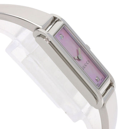 Gucci 109 G-Line 2P Diamond Watch Stainless Steel Ss