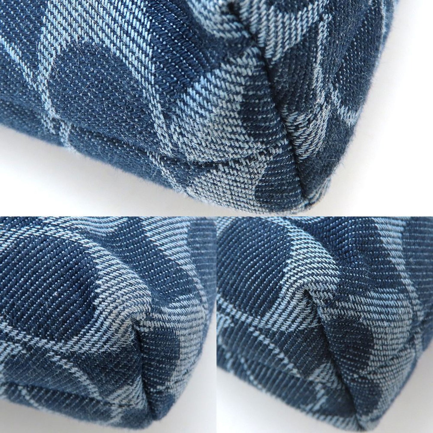 Coach 10769E Shoulder Bag In Denim And Leather