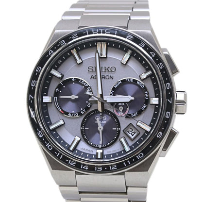 Seiko Astron Sbxc107 5X53-0Br0 Solar Gps Satellite Radio Wave Titanium