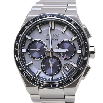 Seiko Astron Sbxc107 5X53-0Br0 Solar Gps Satellite Radio Wave Titanium