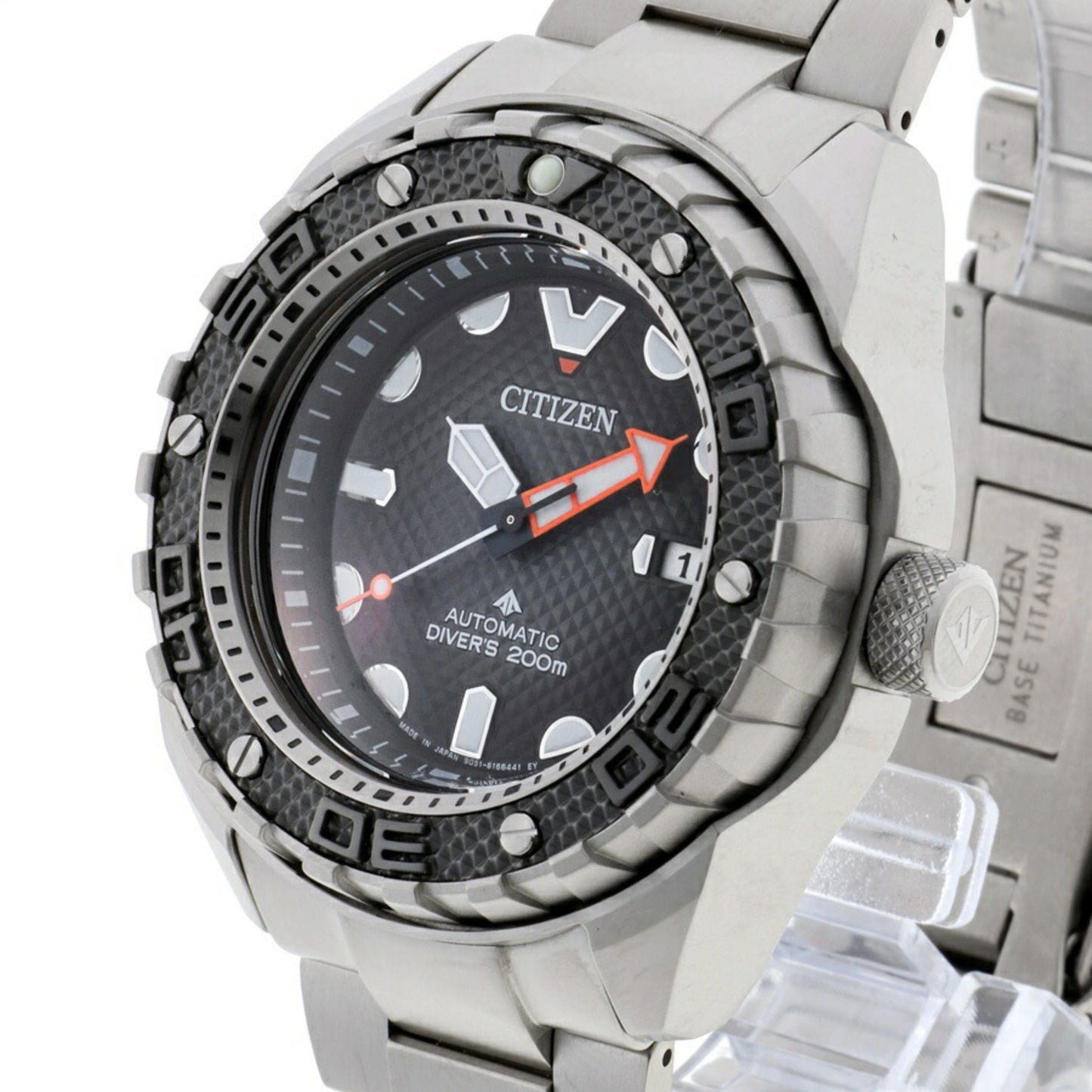 Citizen Promaster Marine Mechanical Diver 200M Nb6004-83E 9051-S122961 Grey Automatic Watch A-158546
