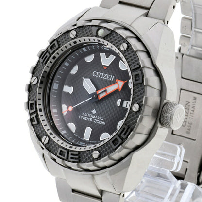 Citizen Promaster Marine Mechanical Diver 200M Nb6004-83E 9051-S122961 Grey Automatic Watch A-158546