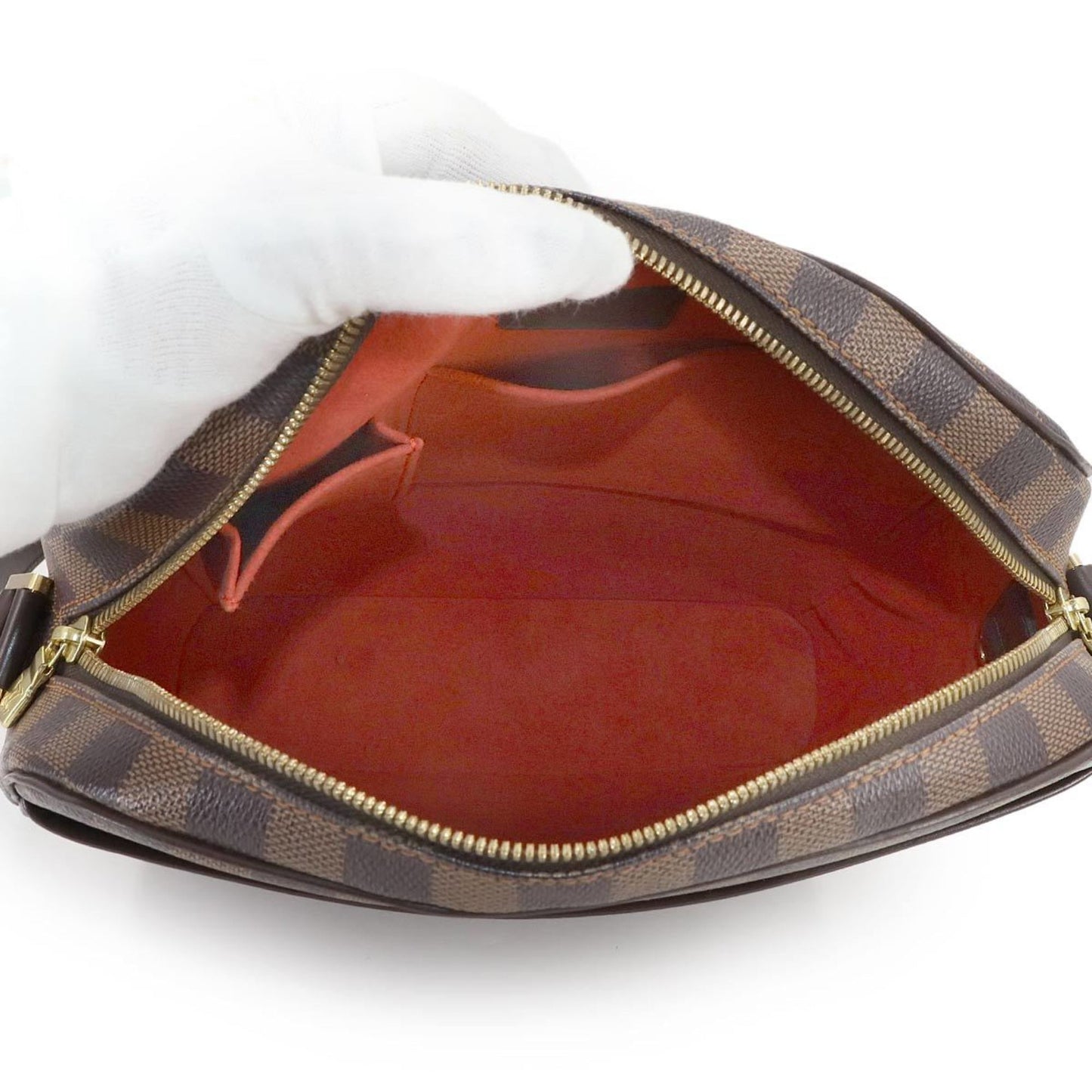 Louis Vuitton Damier Ipanema Gm Shoulder Bag In Ebene Brown