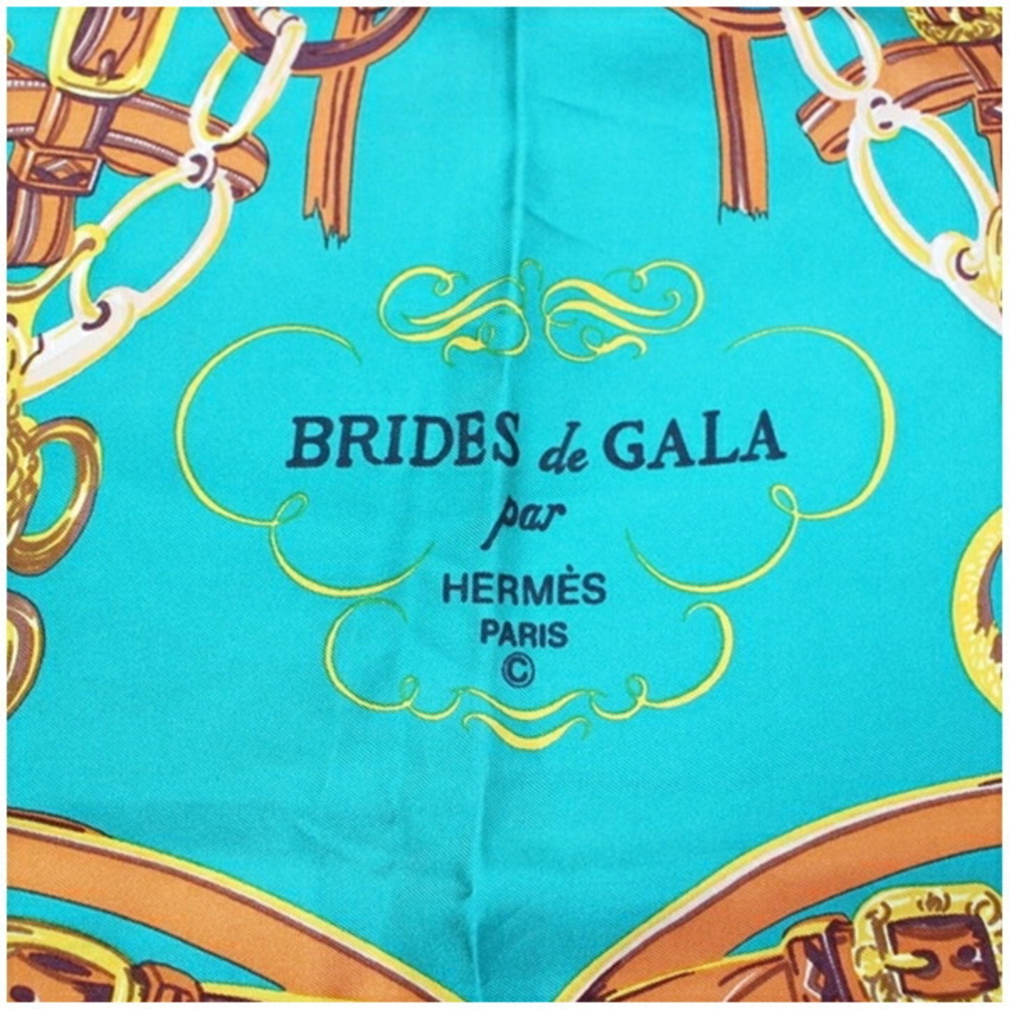 Hermes Scarf Muffler Carre 90 Brides De Gala Hermes