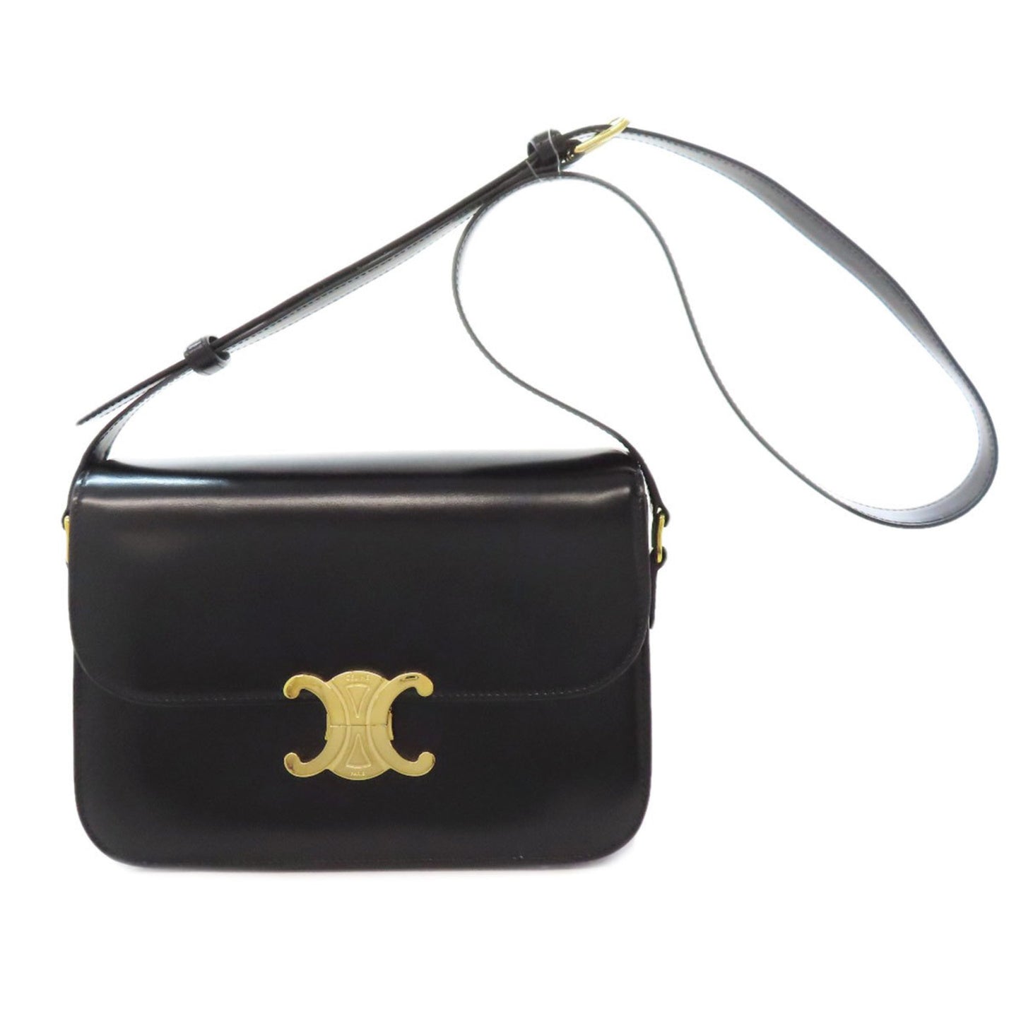 Celine Triomphe Shoulder Bag In Calfskin