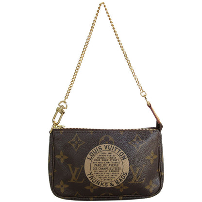Louis Vuitton Louis Vuitton Pouch Monogram Pochette Accessoires Canvas Brown Gold