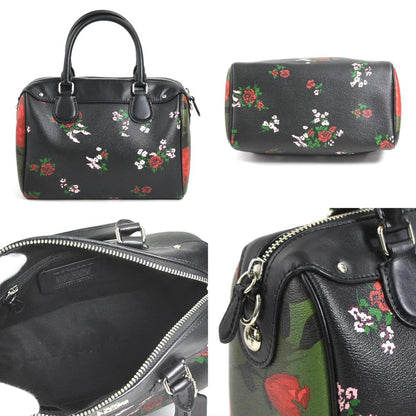 Coach Coach Handbag Shoulder Bag Leather Black