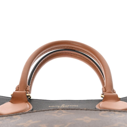 Louis Vuitton Monogram Fold Tote Bag In Noir/Wine Red (M45409) -