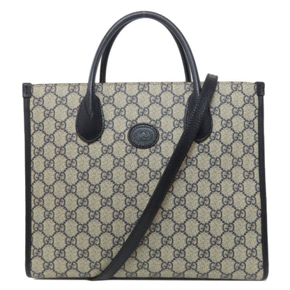 Gucci 659983 Gg Supreme 2-Way Tote Bag Pvc