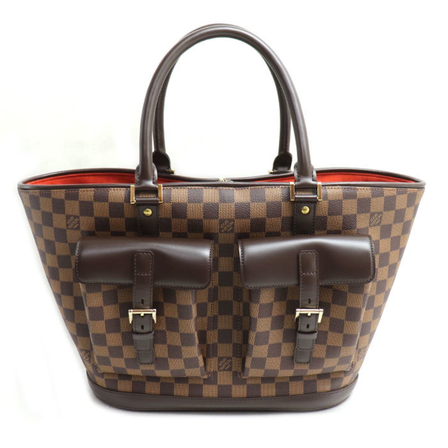Louis Vuitton Manosque Gm Handbag Damier Brown N51120