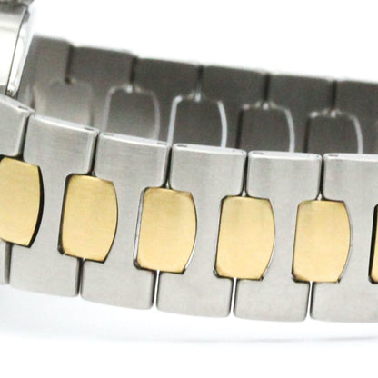 Polished Omega Seamaster Polaris Analog Digital 18K Gold Steel Watch Bf579628