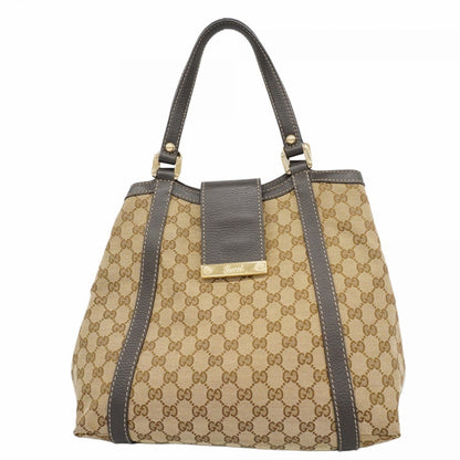 Gucci Gg Canvas Handbag 364835 Brown