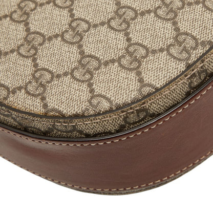 Gucci Gg Supreme Crossbody Shoulder Bag 432150 Beige Brown Leather