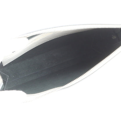 Fendi Zucca Ff Leather Second Bag/Clutch/Pouch Gray