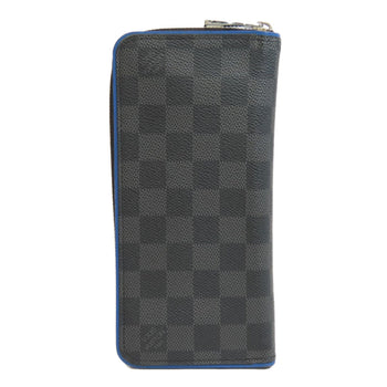 Louis Vuitton N64436 Zippy Wallet Vertical Long Damier Canvas